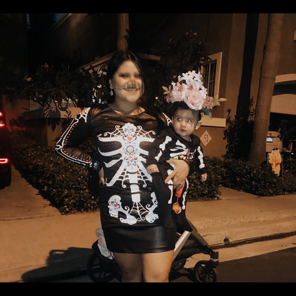 Halloween día de los muertos skeleton dress